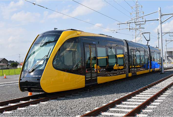 宇都宮ライトレール（LRT）が事務所の目の前で建築中！！