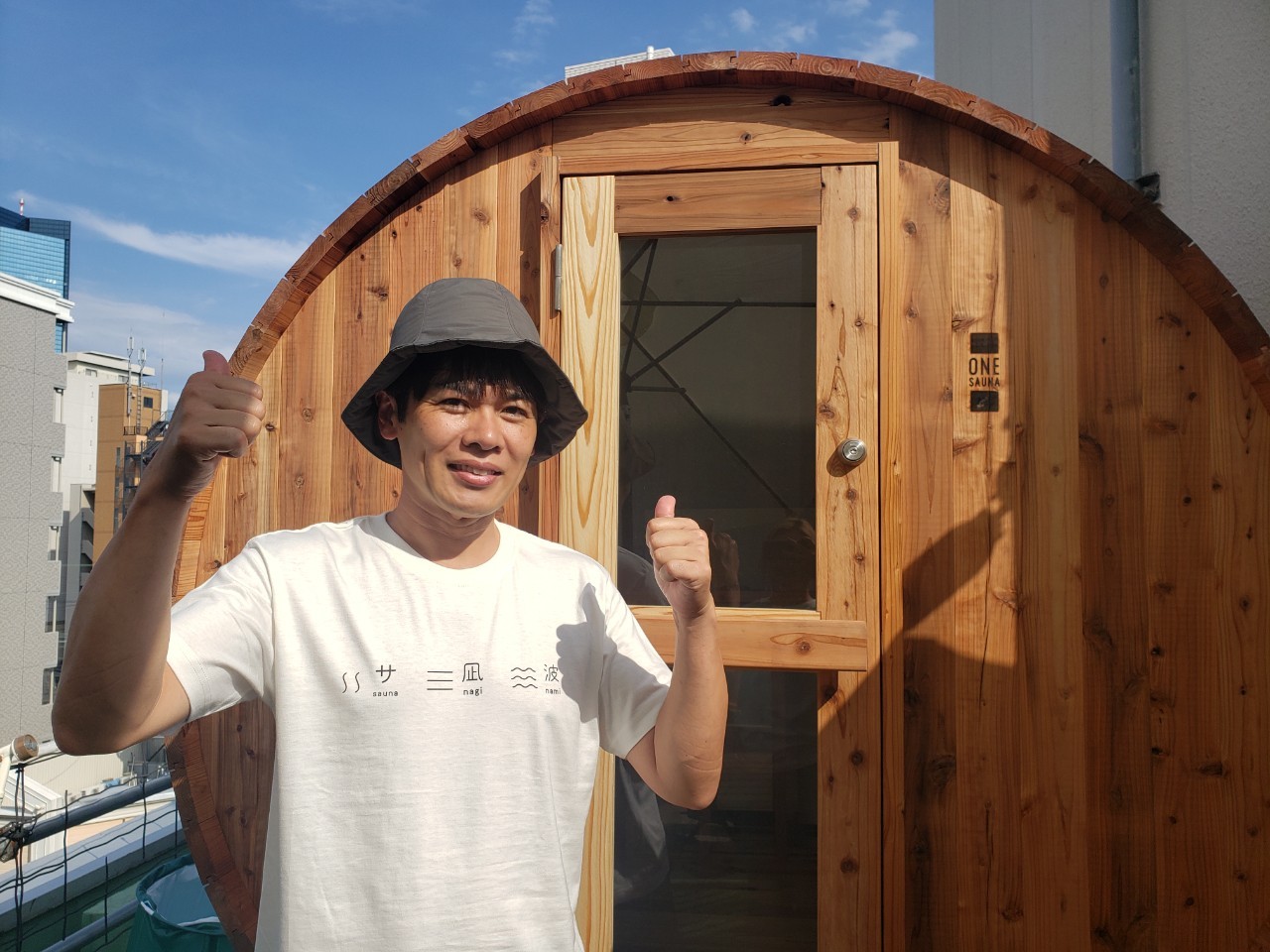 屋上バレルサウナオープンしました！