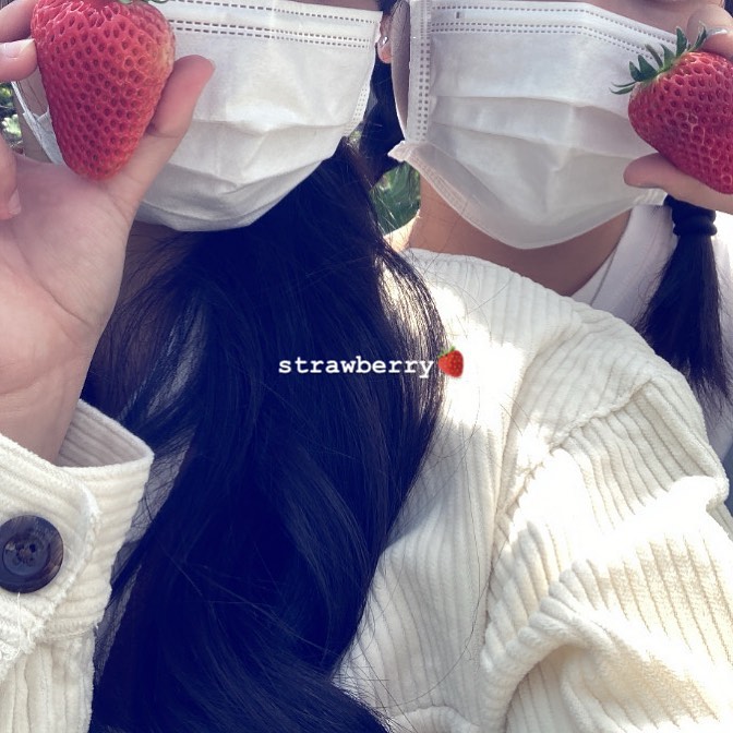 この前、お姉ちゃんといちご狩りをしたよ🍓