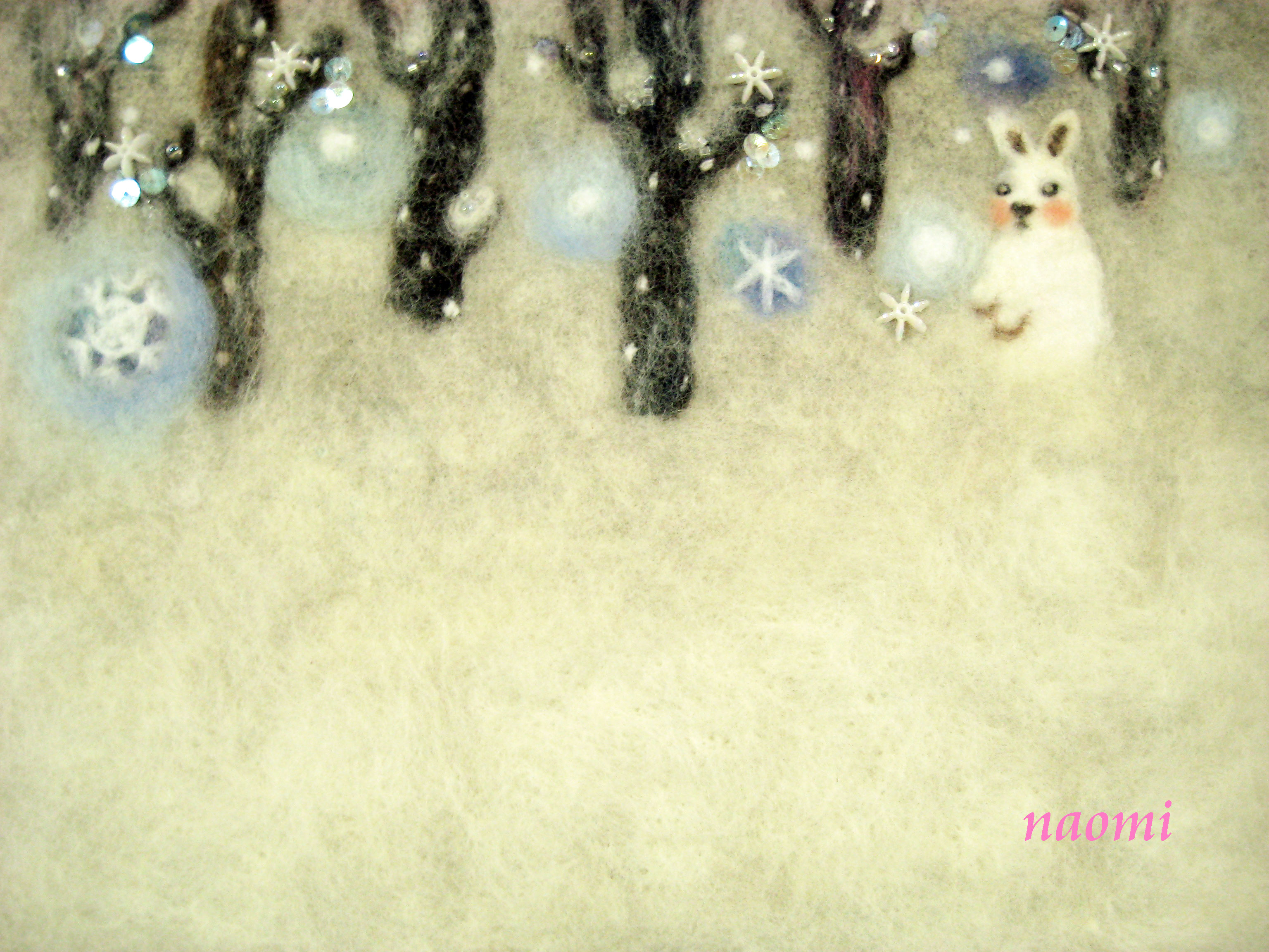 羊毛フェルト絵本『夢見る頃』