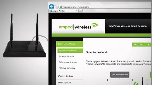 How do I connect my Amped Wireless router?