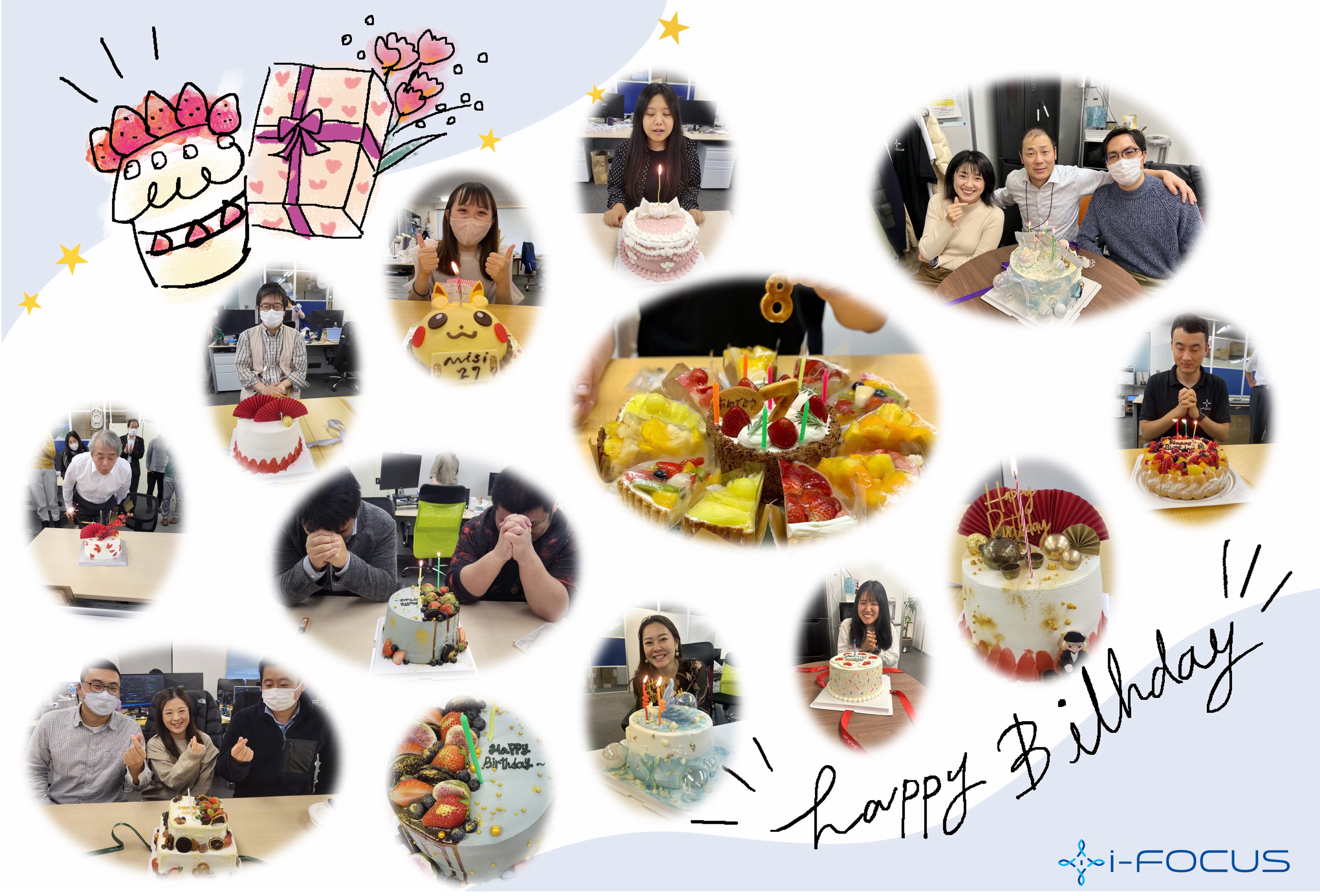 【福利厚生】誕生日ケーキが美味しい会社(❁´ω`❁)