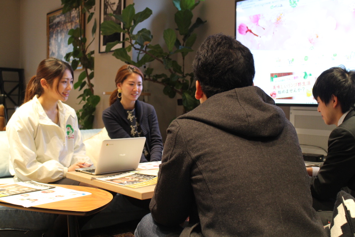 美人社員による会社説明会