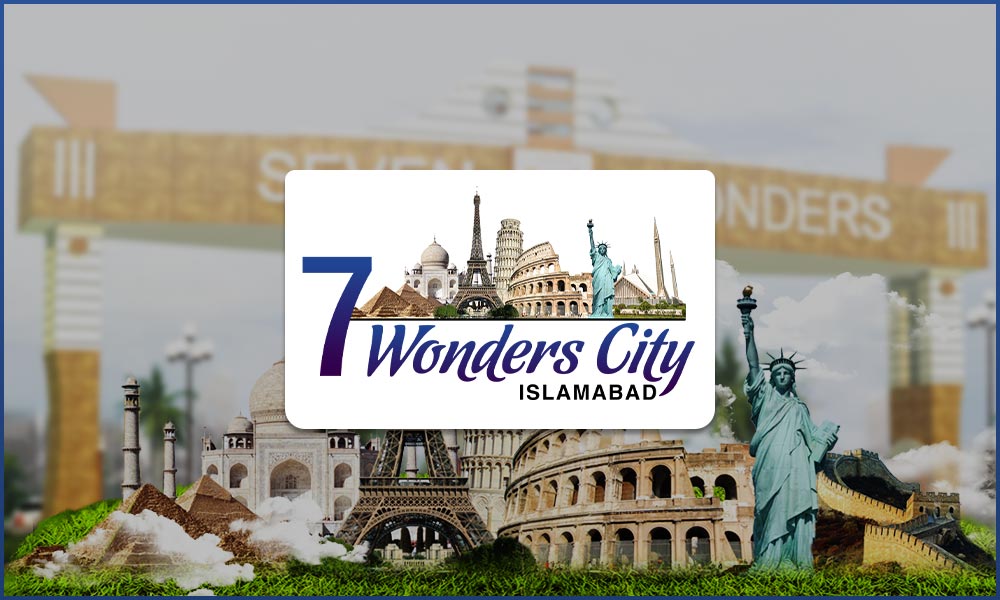 What type of properties are available in 7 wonders city Islamabad?