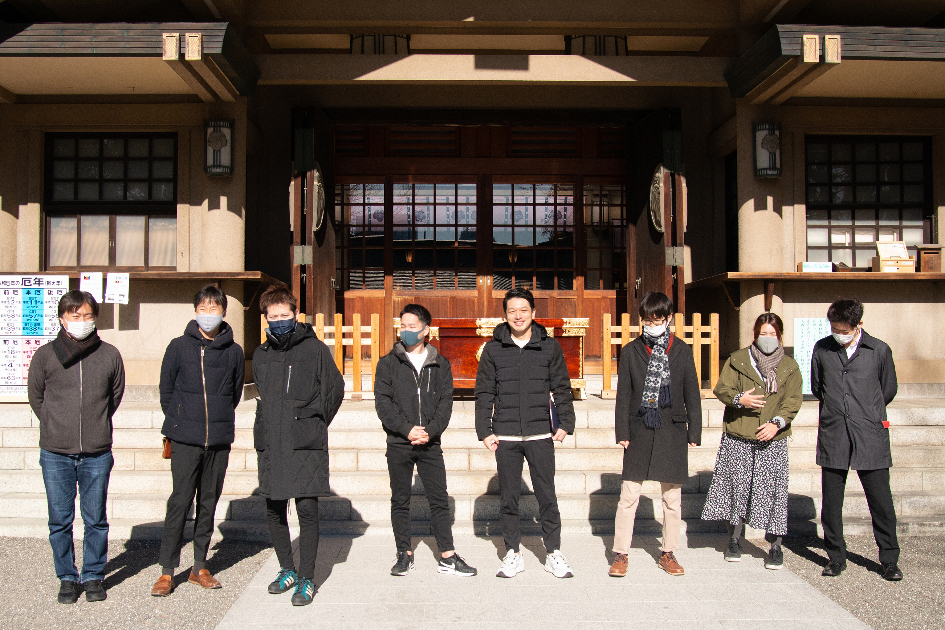 2023年　新年朝会＆東郷神社参拝