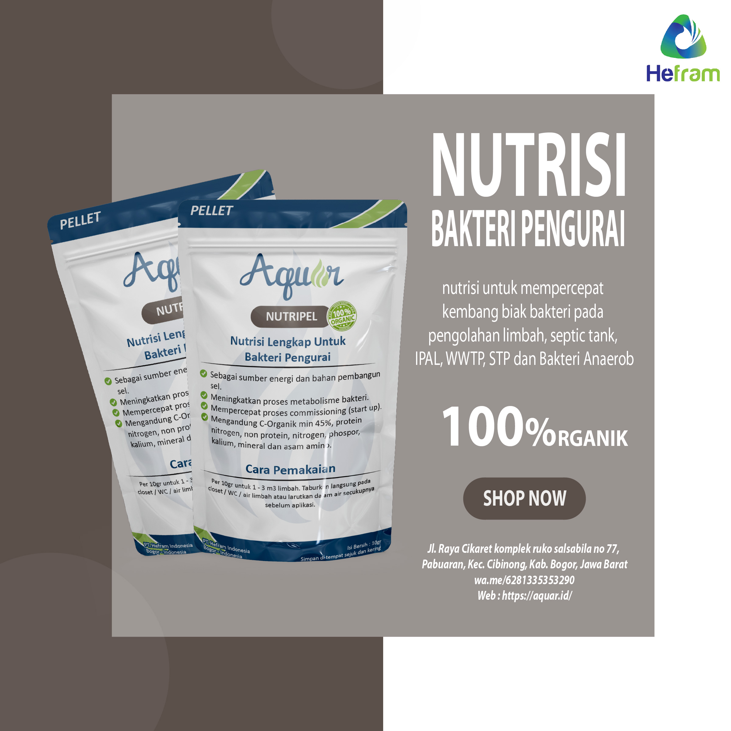 Bakteri Pengurai Hidup Aquar