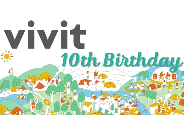 vivitが10回目の誕生日を迎えました！
