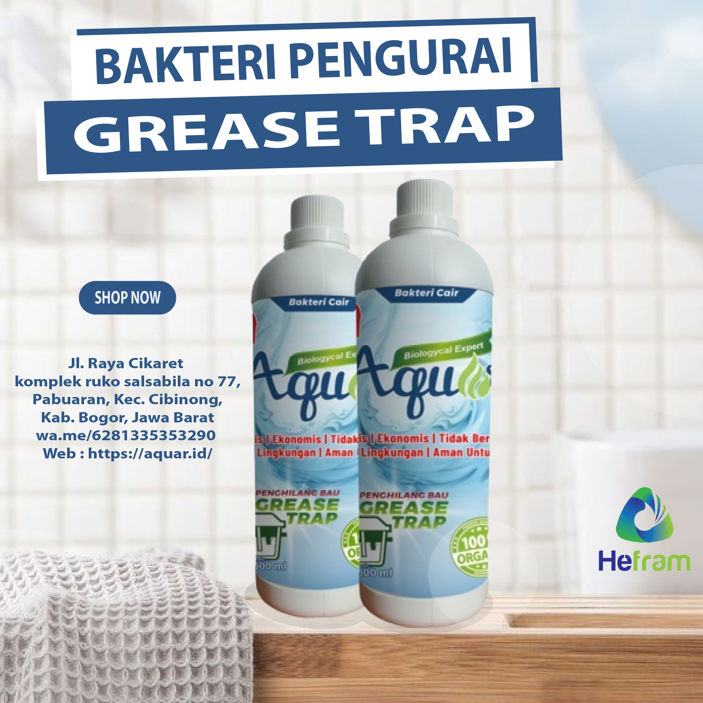 Hadirnya Bakteri Pengurai Aquar