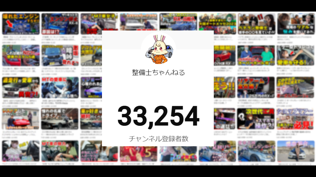 祝・整備士ちゃんねる登録者3万人突破！日々成長中です！！
