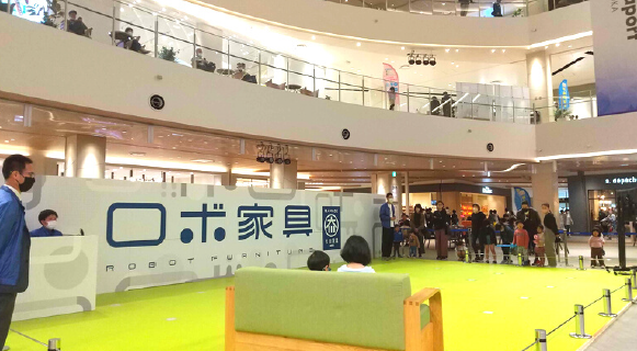 ロボ家具　ららぽーと福岡に参上！