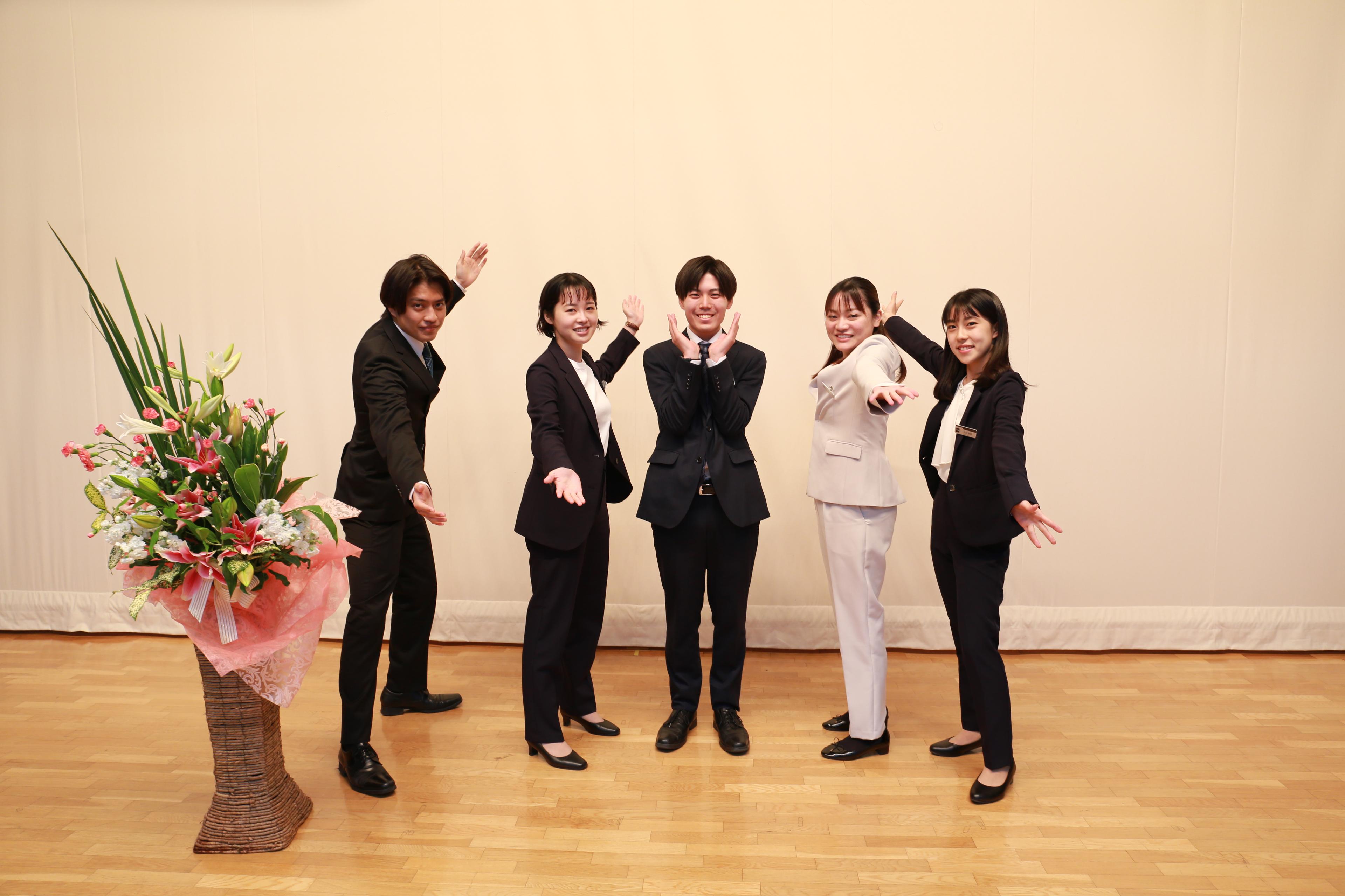 未来を切り拓く力を！【Go to the next stage】の想いを込めた入社式！