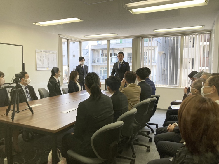 2023年度、最初の入社式！