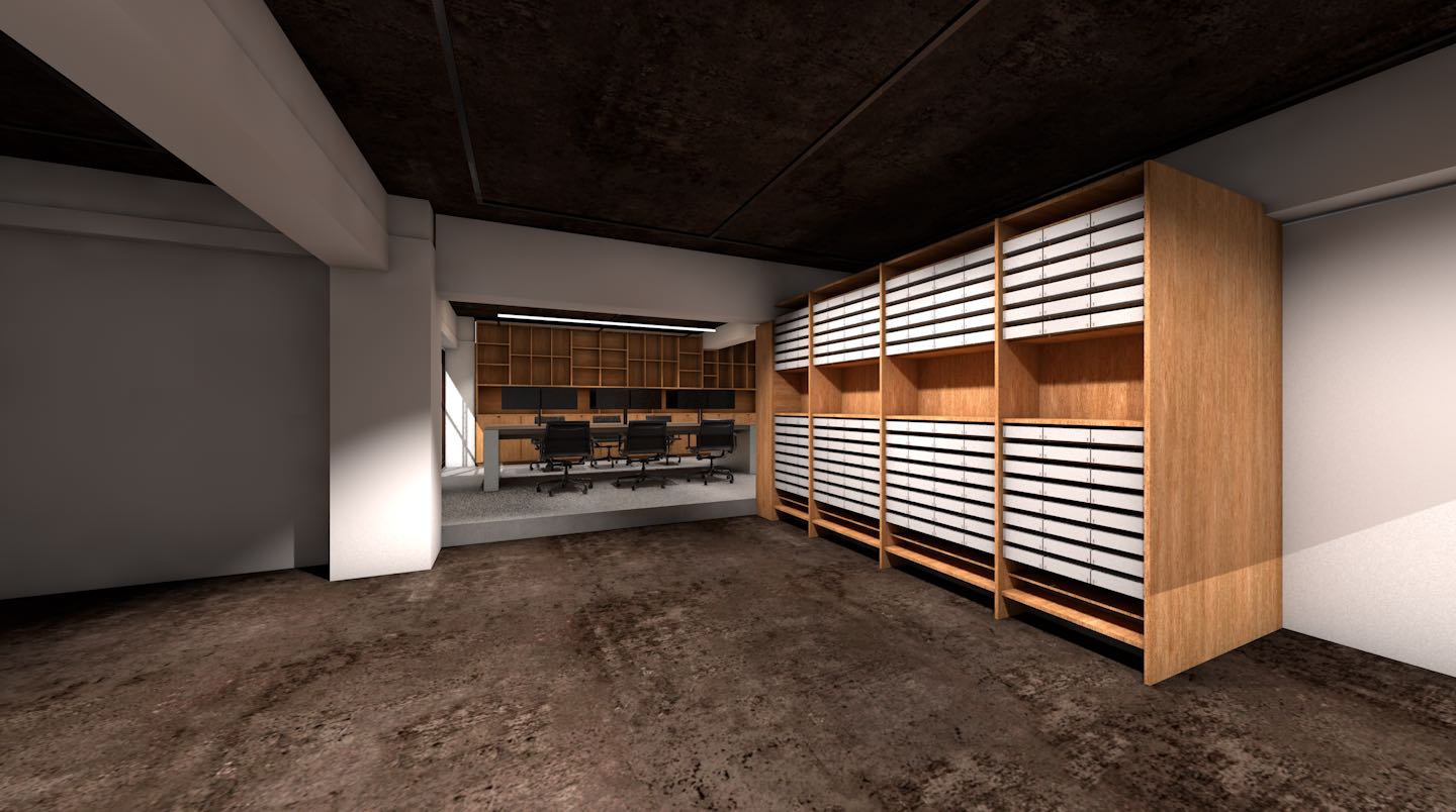 自分達の事務所の家具を絶賛設計中！