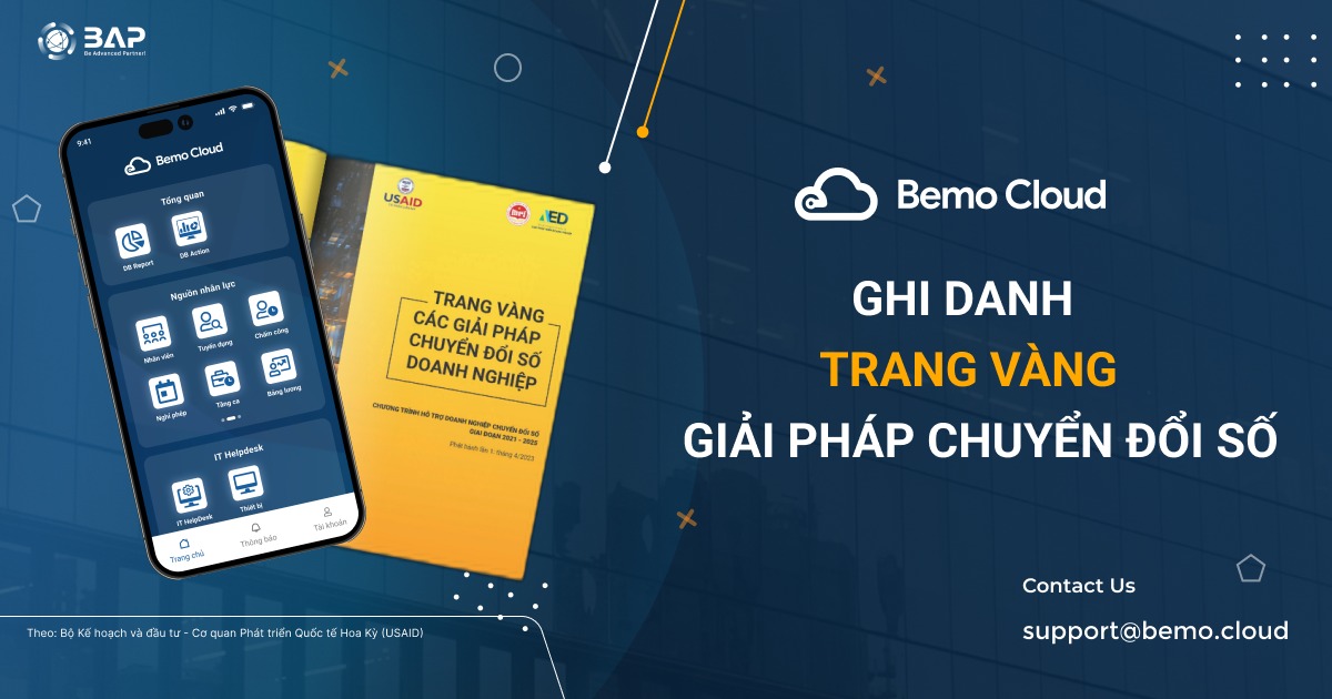 BAP ベトナムのBEMO CLOUD製品がSAO KHUE AWARD 2023で表彰されました。