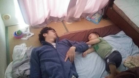 育休男子、取材される