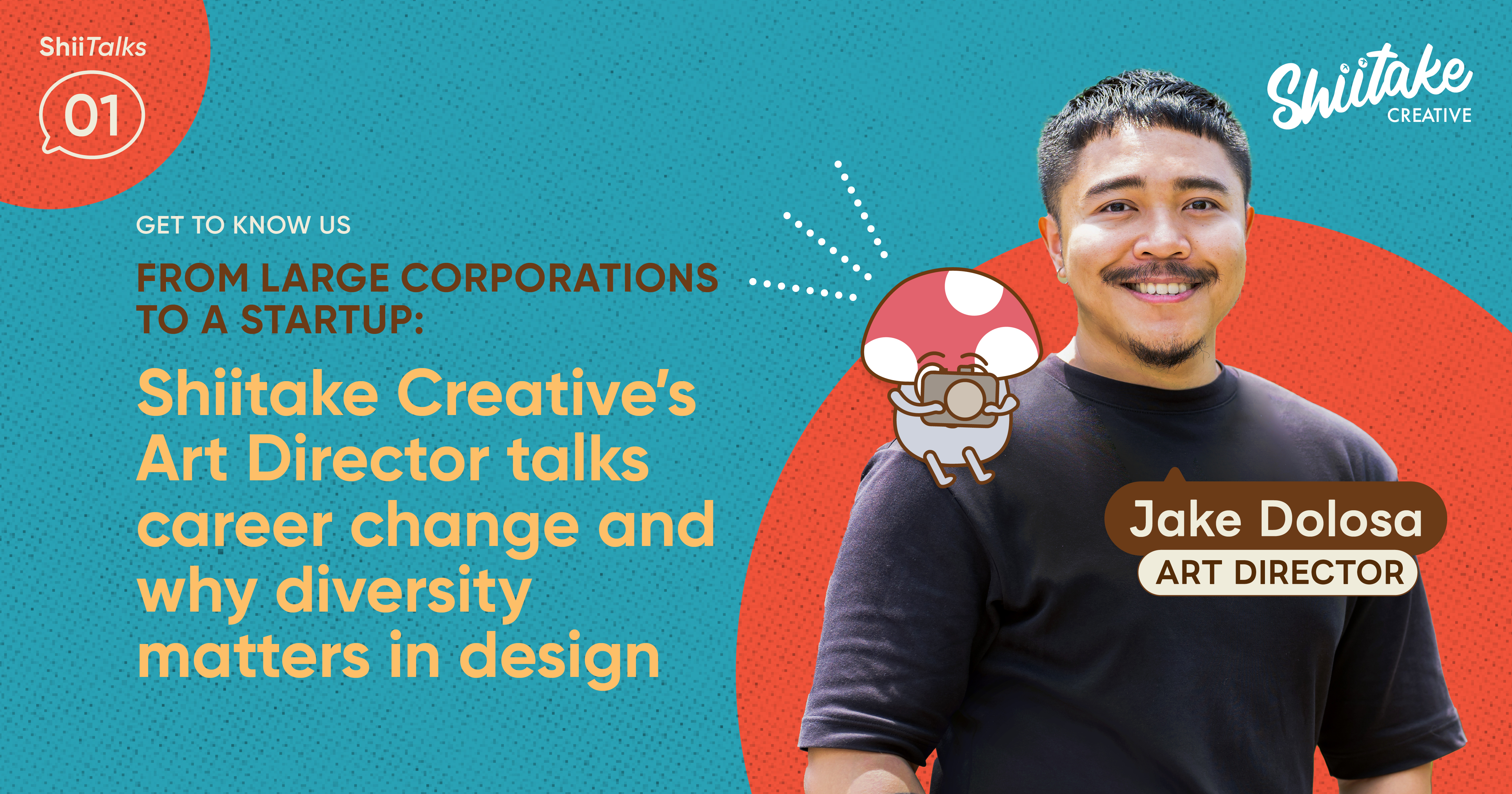 From large corporations to a startup: Shiitake Creative’s Art Director talks career change and why diversity matters in design