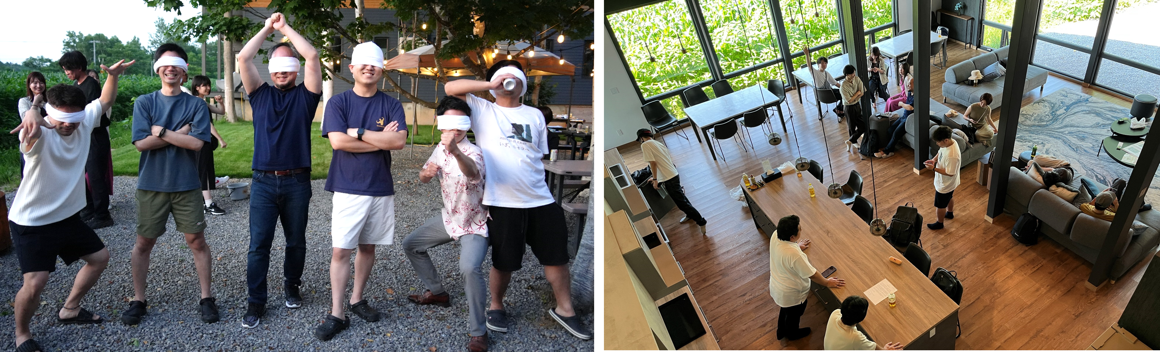 パンスト相撲に気配切り！ガチ対決の社員旅行１日目