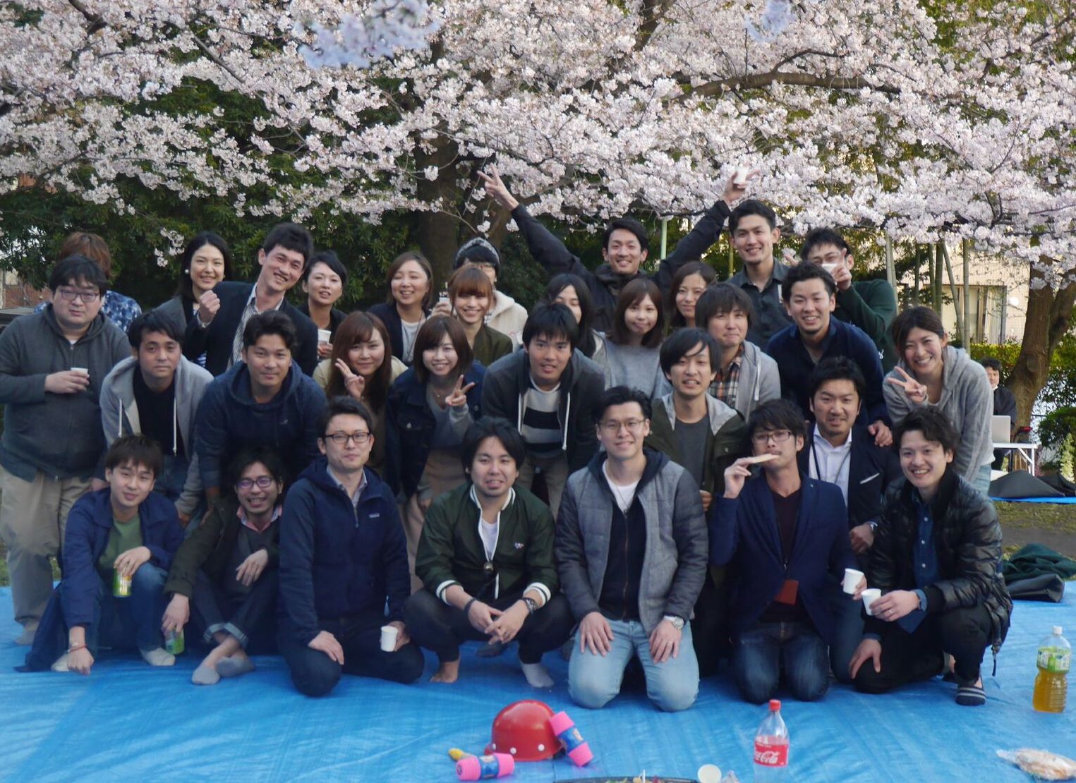 and factory お花見2017