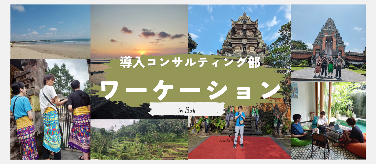 想像以上！？導入コンサル部のワーケーション㏌バリ島！