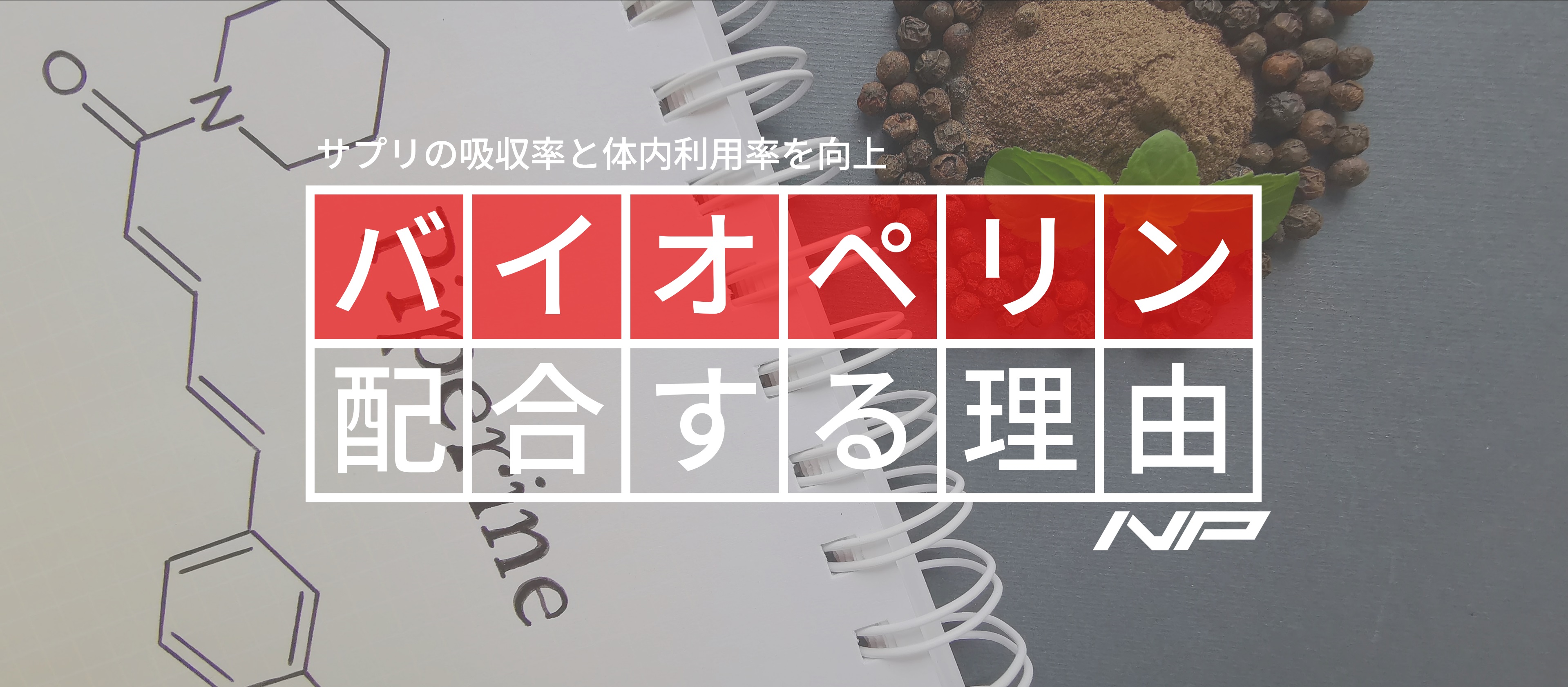バイオペリンを全てのサプリに配合する10の理由【効果効能＆メカニズム解説】
