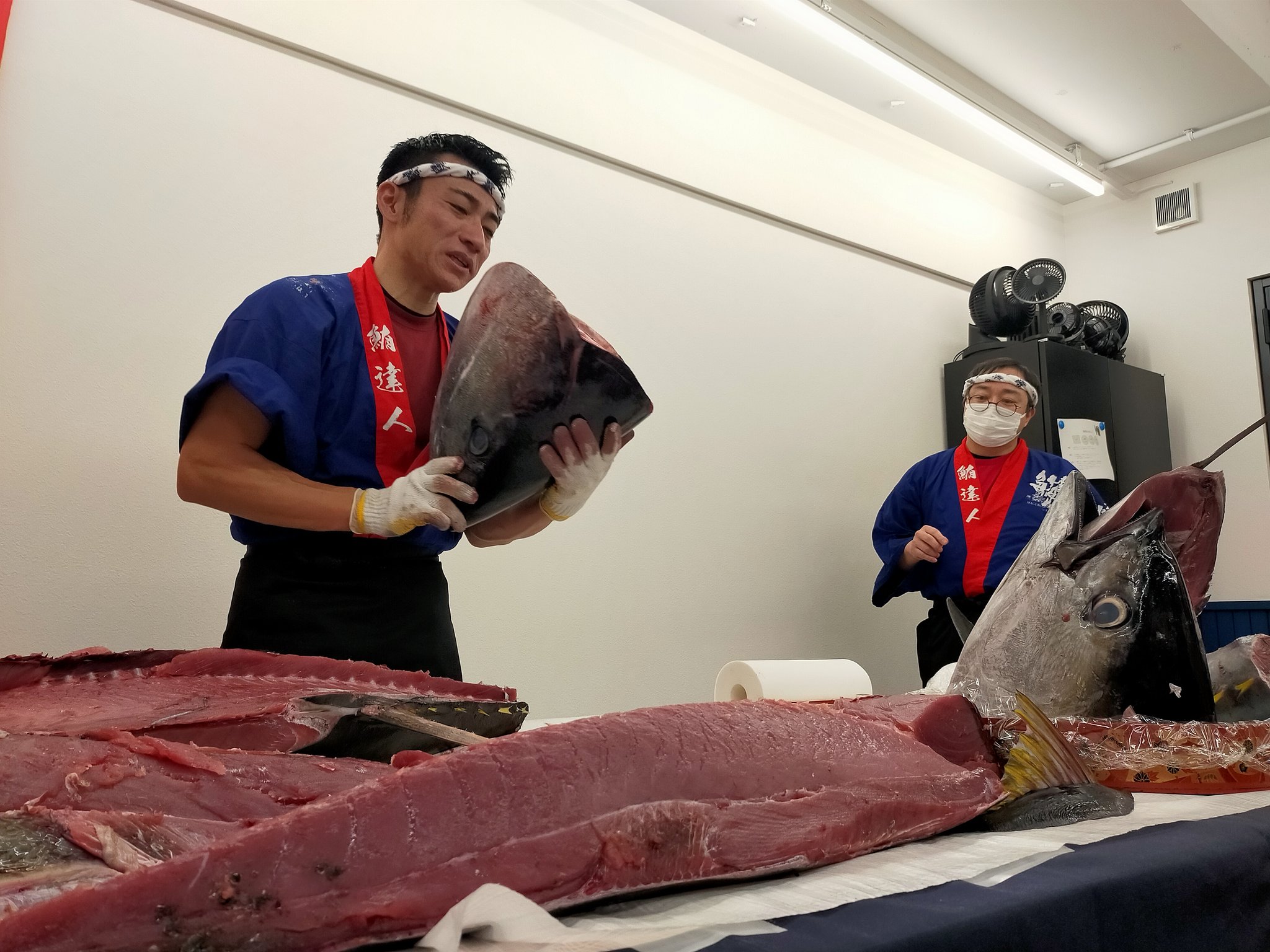 忘年会でマグロ解体ショーやったって本当？！