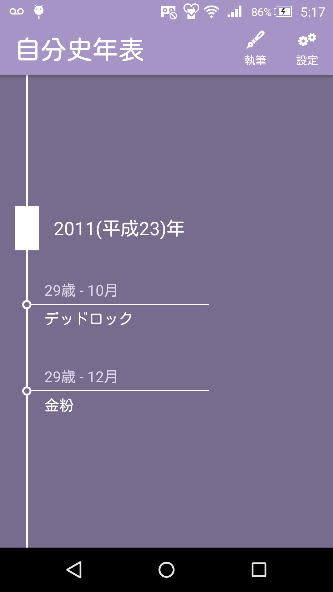 「自分史年表の書き方が分からない」という人は多いらしいが、エントリーシートの代わりにしてみたら面白い？