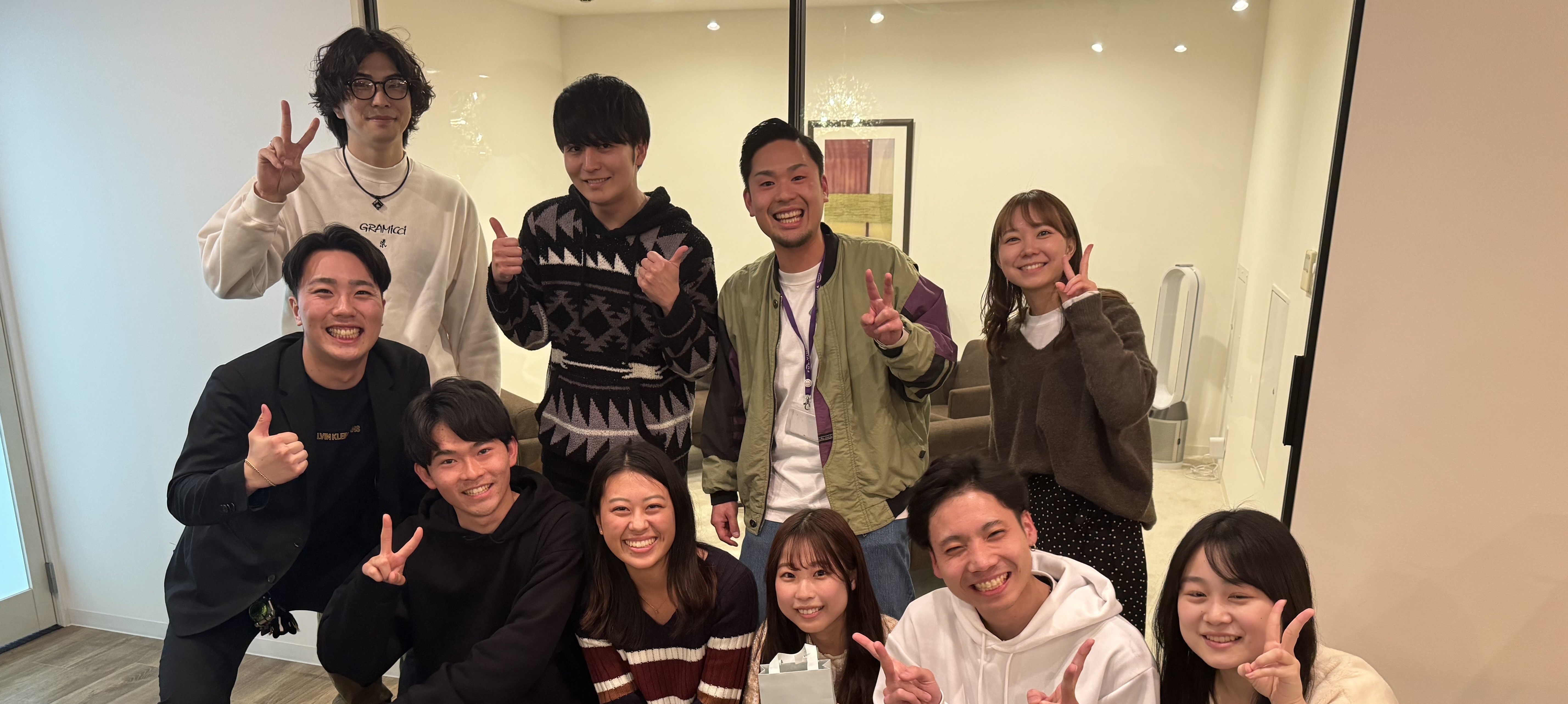 人事部新入社員・インターン生歓迎会をしました⛄☕
