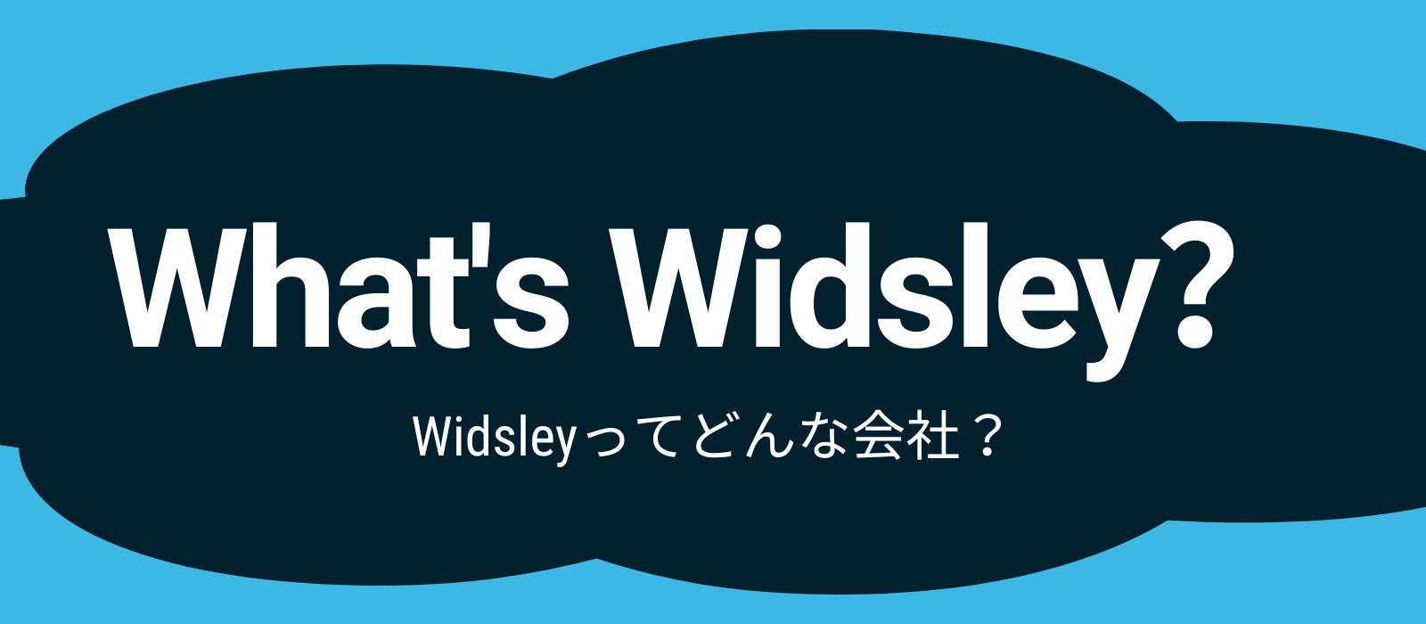 【会社紹介】Widsleyの業務内容や部署についてインターン生の目線からご紹介します！