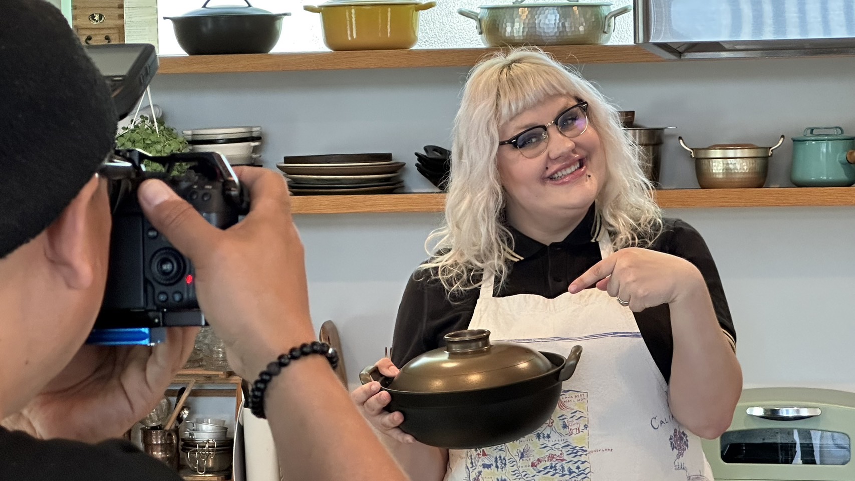 海外クラウドファンディングページの撮影の現場風景📷