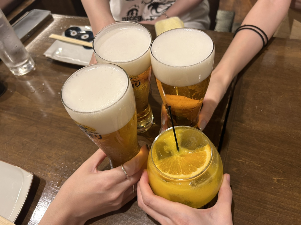 お昼も夜も女子会しました