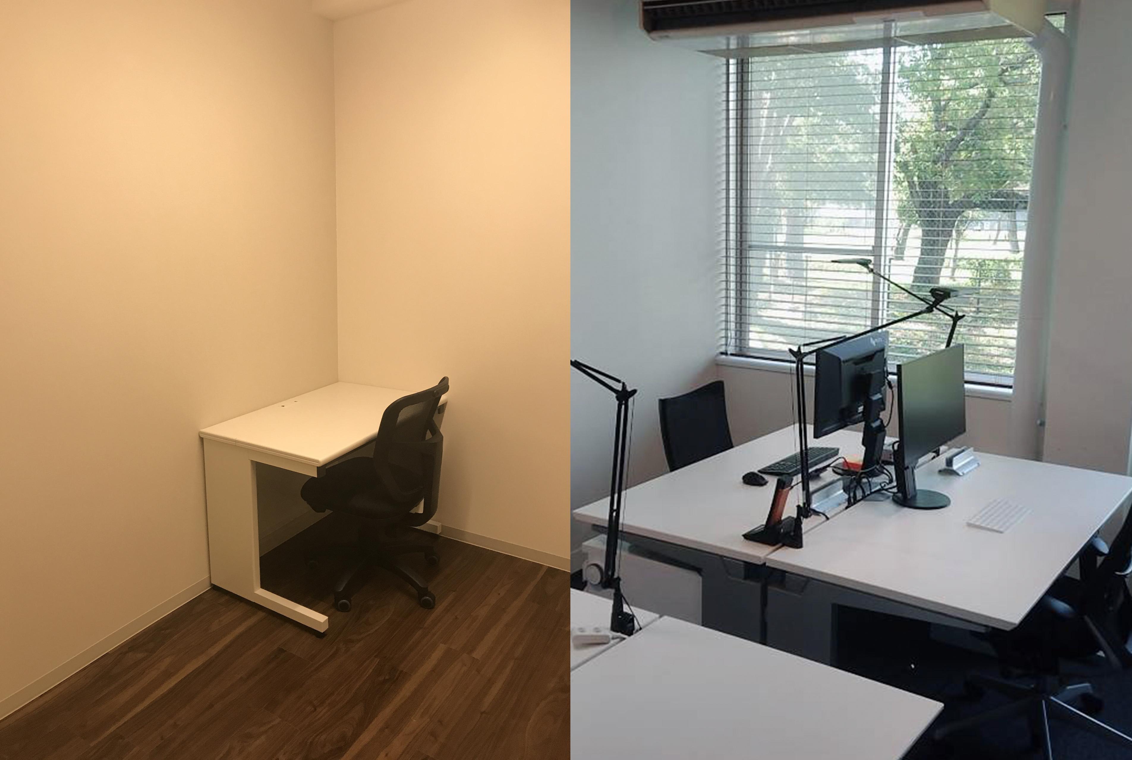 2017,2018-2022年オフィス環境変化