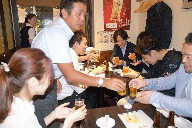ビーダッシュのキックオフ＆歓送迎会！6名の新メンバー加入