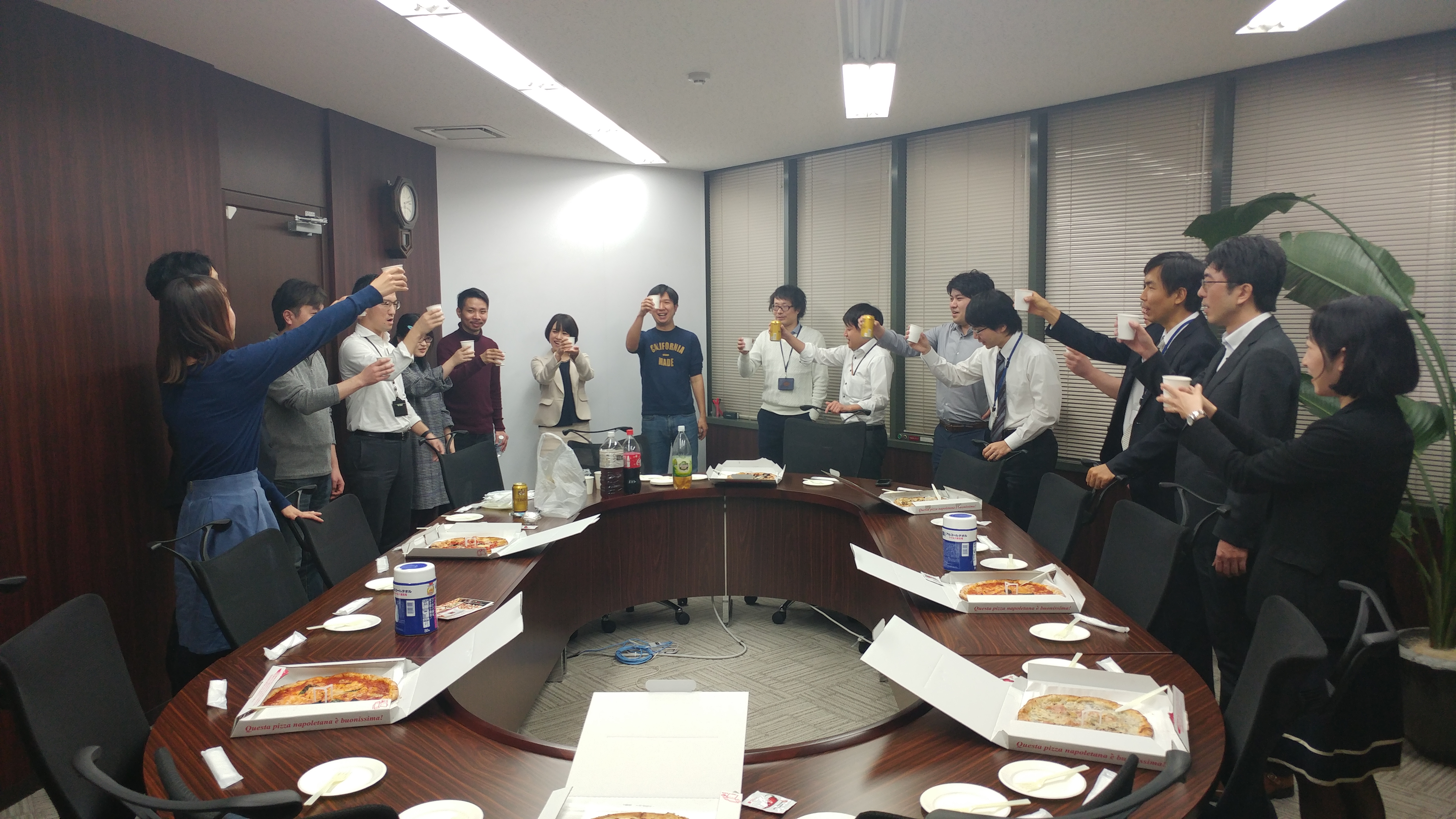 GVA TECH株式会社とのピザ会を開催しました！