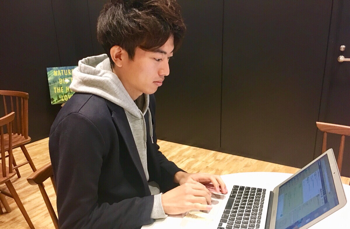 ＜インターン　大学4年生　中塚くんにインタビュー＞