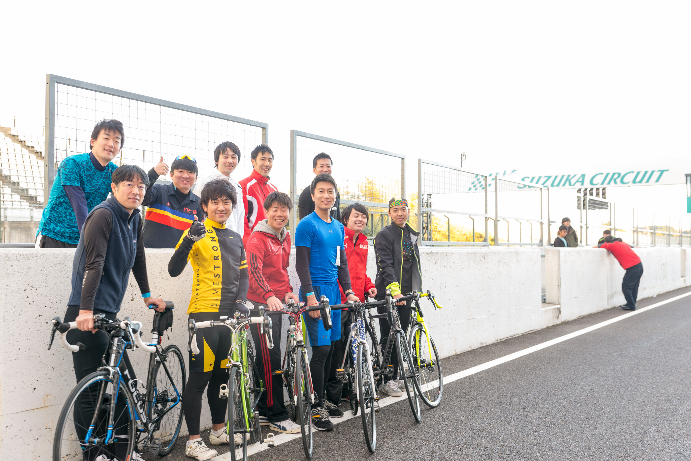 スタメンが自転車の大会にでました！