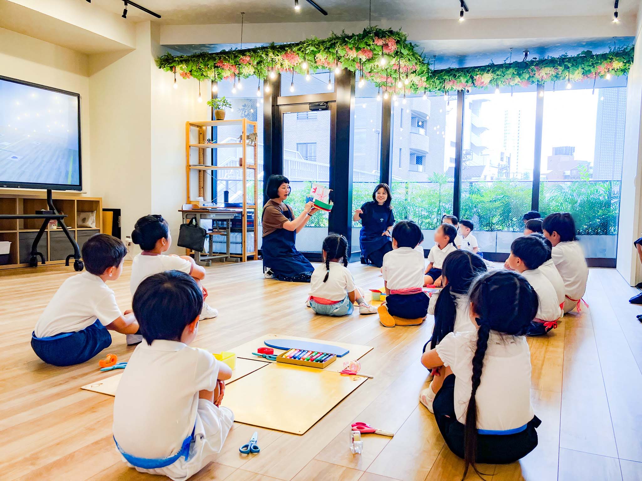 幼児教室のお仕事の様子