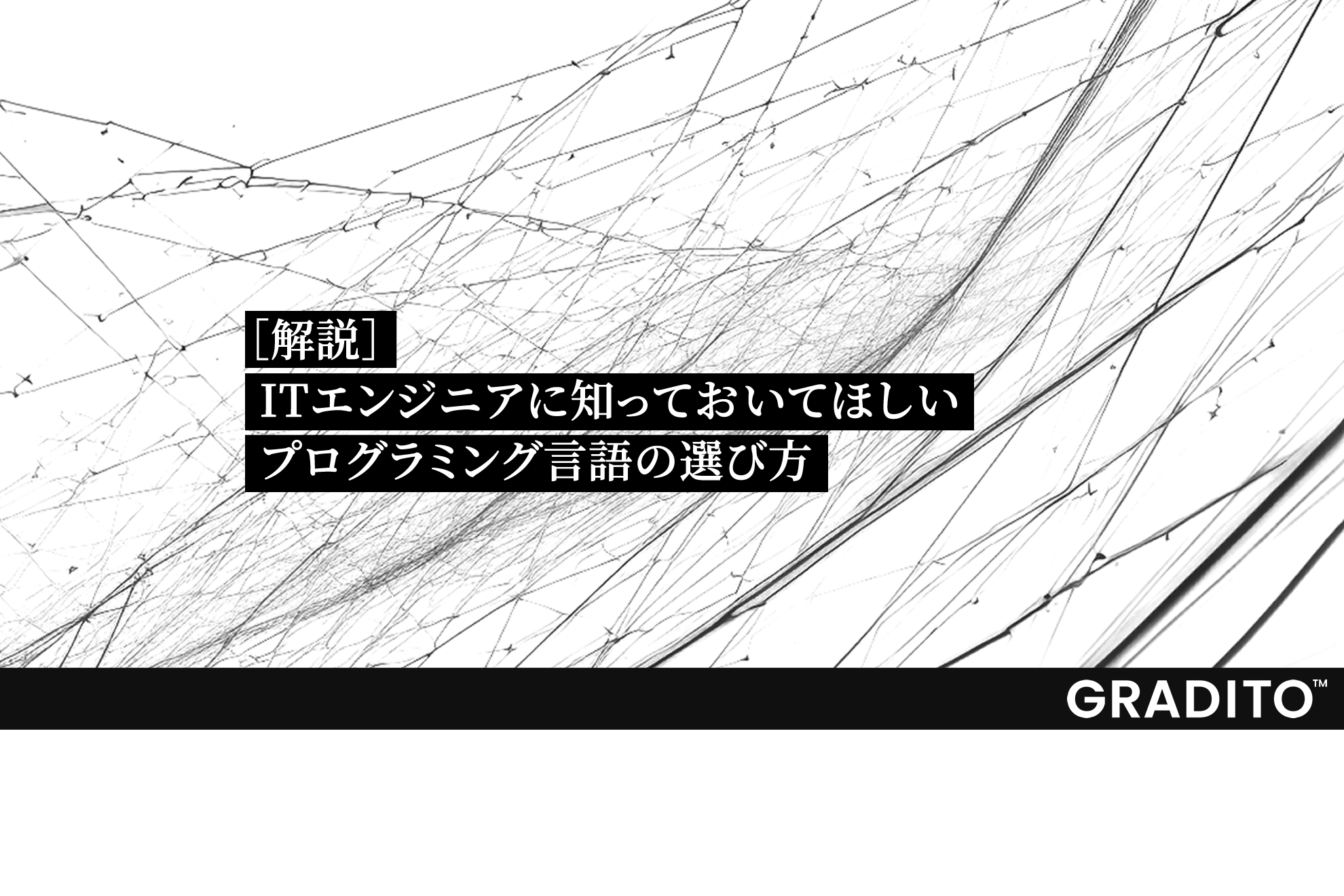 ［解説］ITエンジニアに知っておいてほしいプログラミング言語の選び方