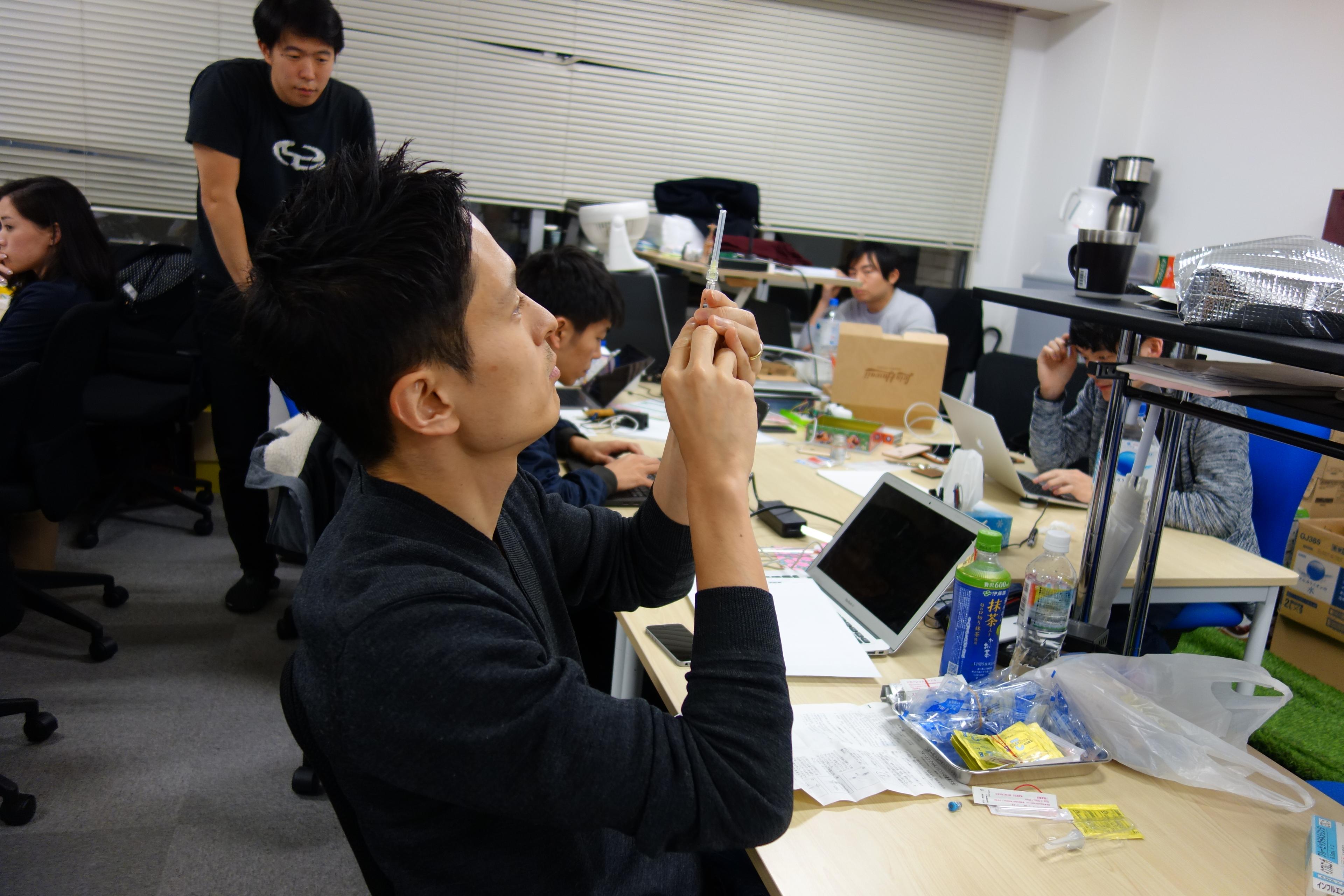 インフルエンザ予防接種Day＠MICINオフィス(笑)