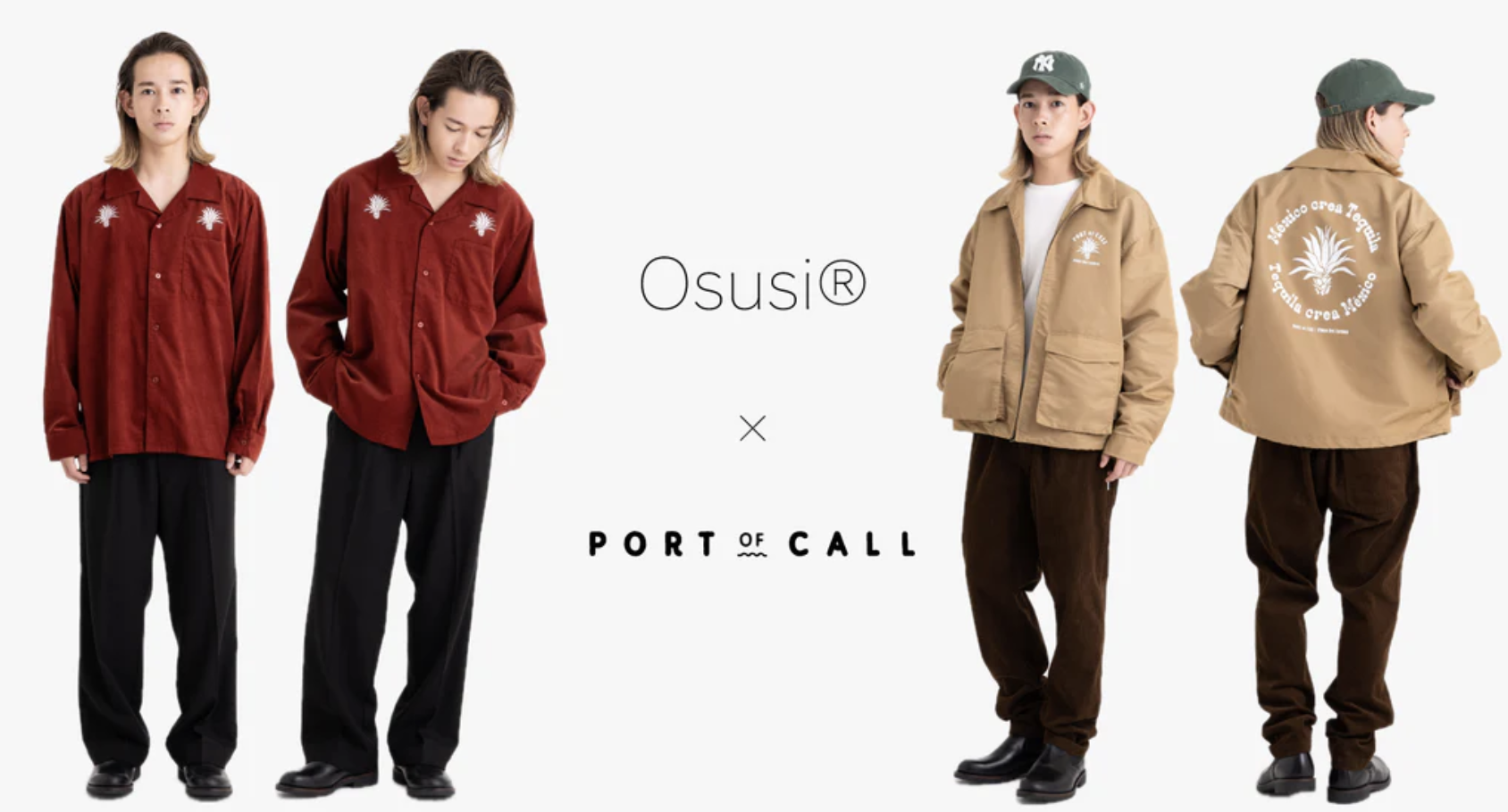OSUSI × PORT OF CALL 今回 PORT of CALL がコラボ相手にえらんだのは、NIGO 氏のブランド「HUMANMADE®」や「A Bathing Ape®」のグラフ ィックを手がける、グラフィックアーティストの OSUSI(オスシ)さん。