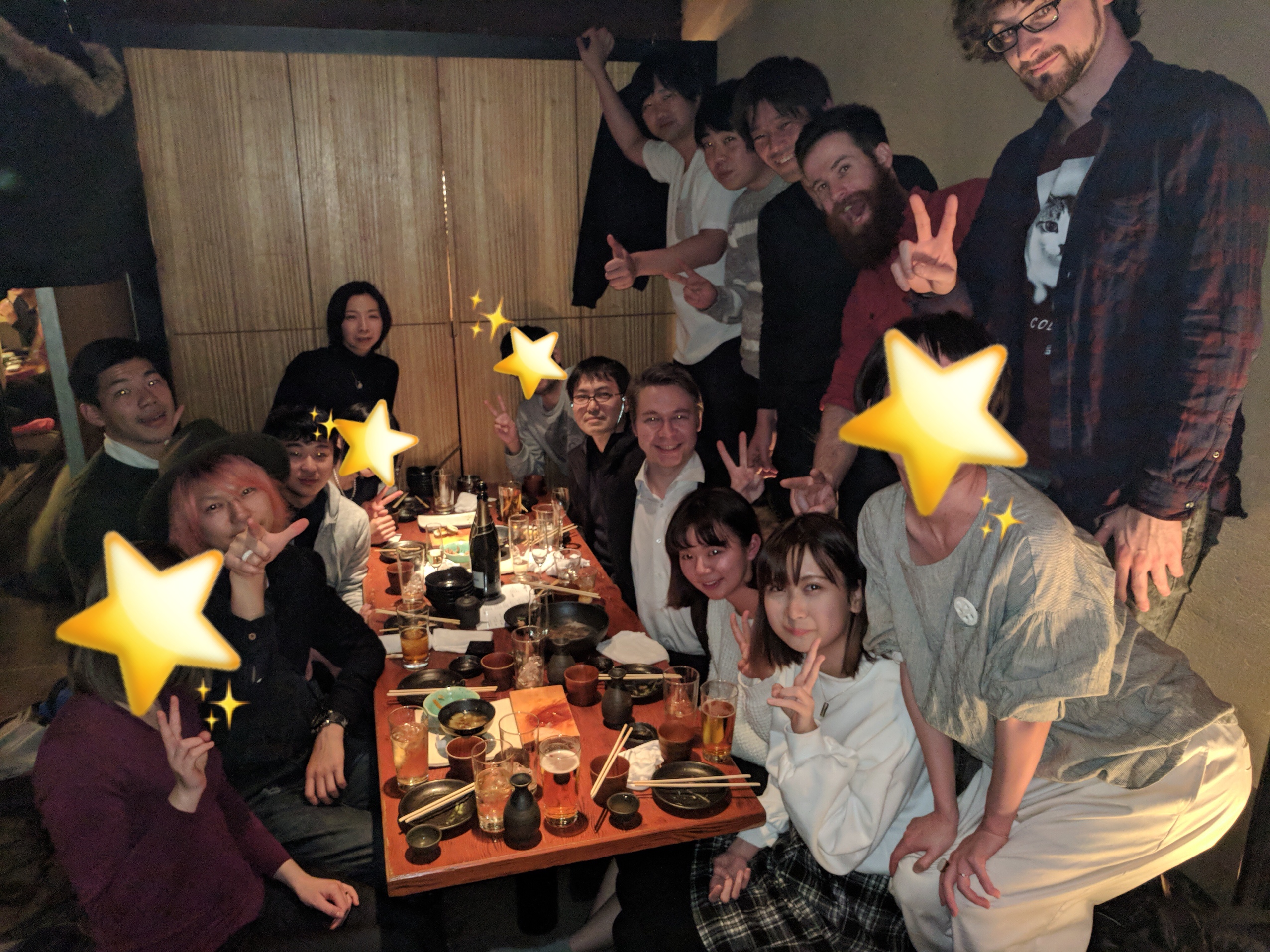 Lang-8もやりました忘年会🍻