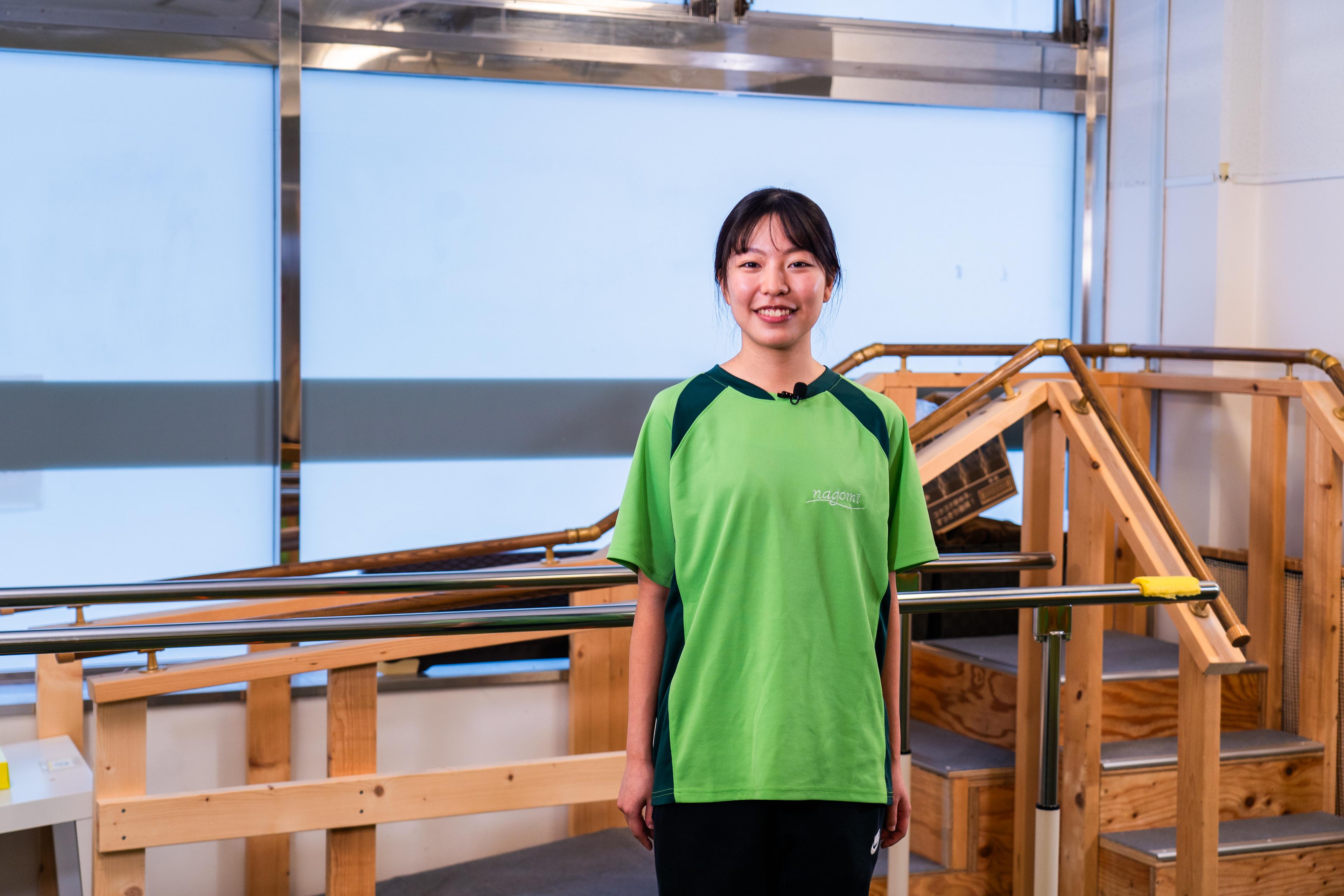 ご利用者さんの「体」を元気にし、「心」も繋がれるインストラクターの仕事。運動効果を報告してもらえるのがうれしい！