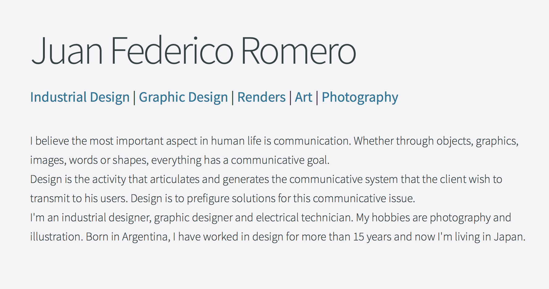My online portfolio