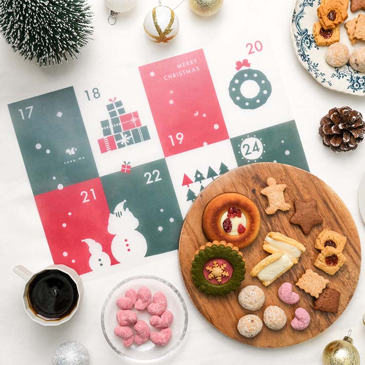2024.11スナックミー通信🌲クリスマスまでのミニカウントダウンBOX、新浦安や渋谷の催事・POPUP開催！