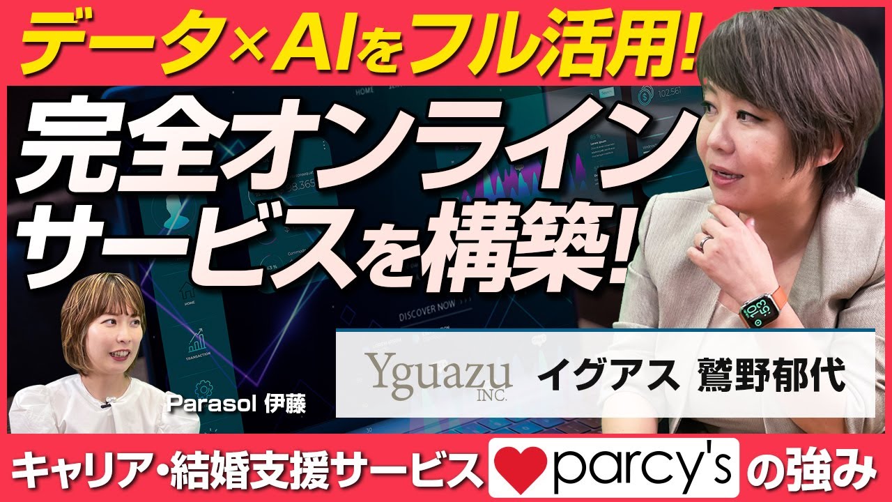 ビジおたchに弊社COO鷲野が出演しました！恋愛・婚活領域でデータとAIをフル活用！parcy'sの強みとは？