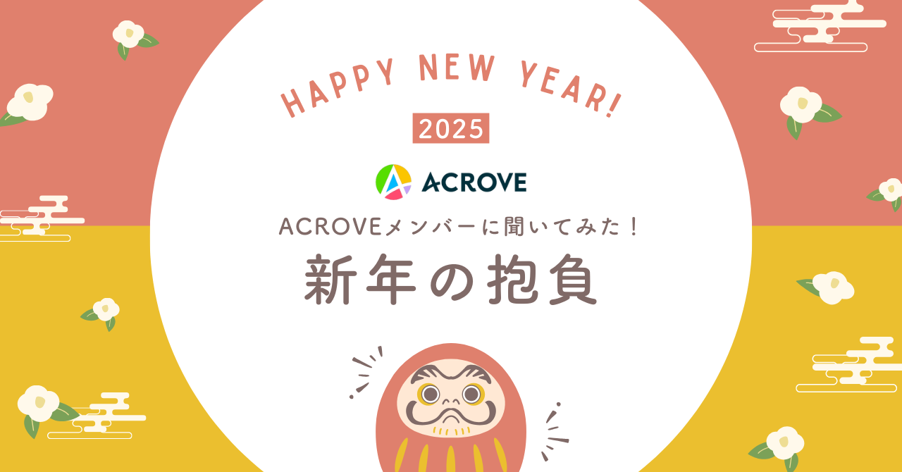 ACROVE社員に聞いた！2025年の抱負🐍