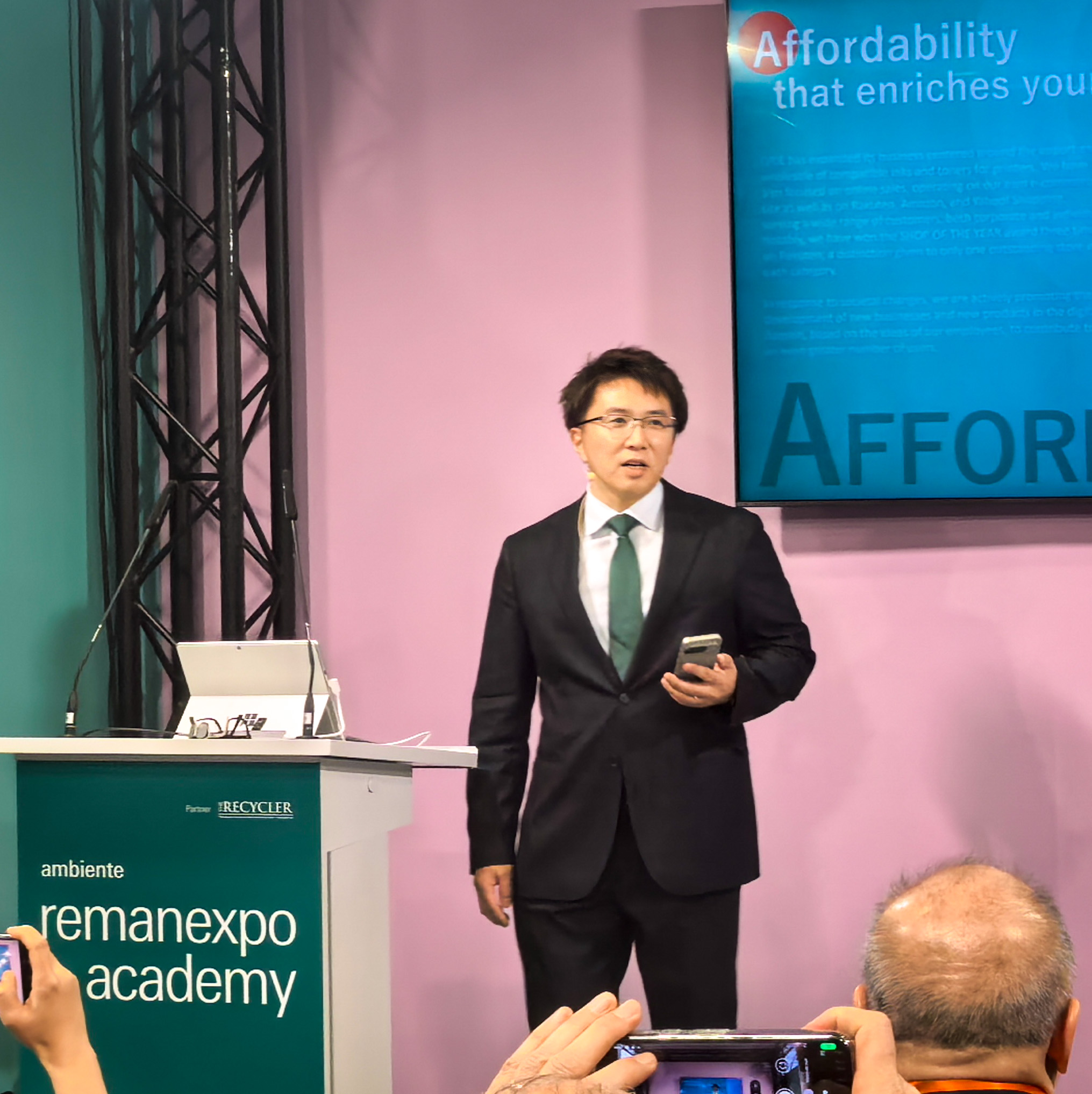 フランクフルト Ambiente Remanexpo Academy で講演