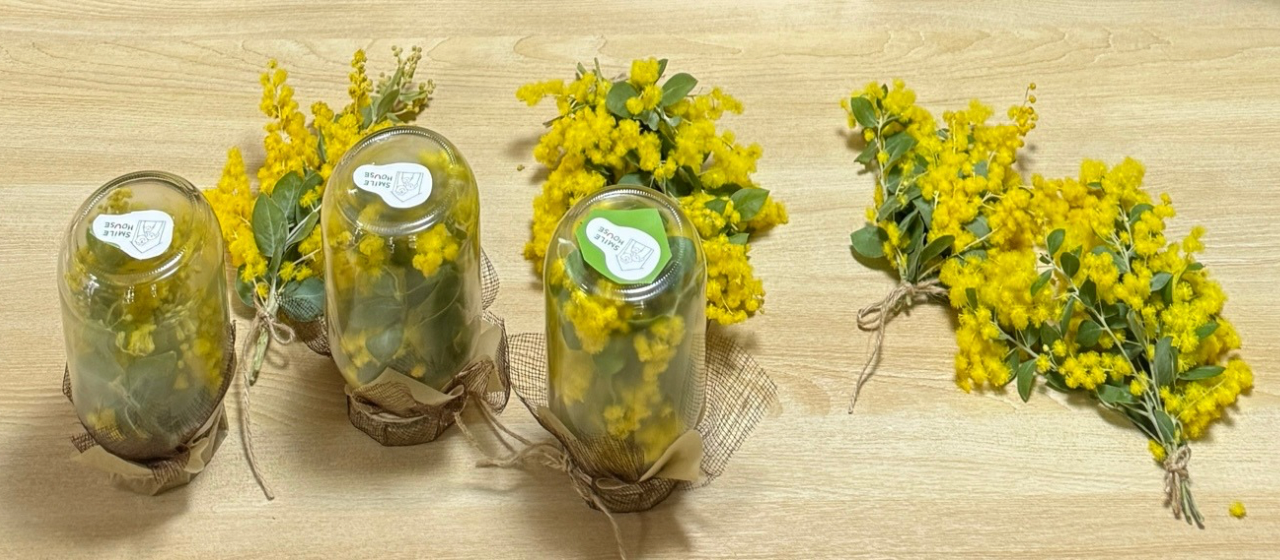 幸運を運ぶ花✿贈り物にぴったり！ミモザのワークショップ