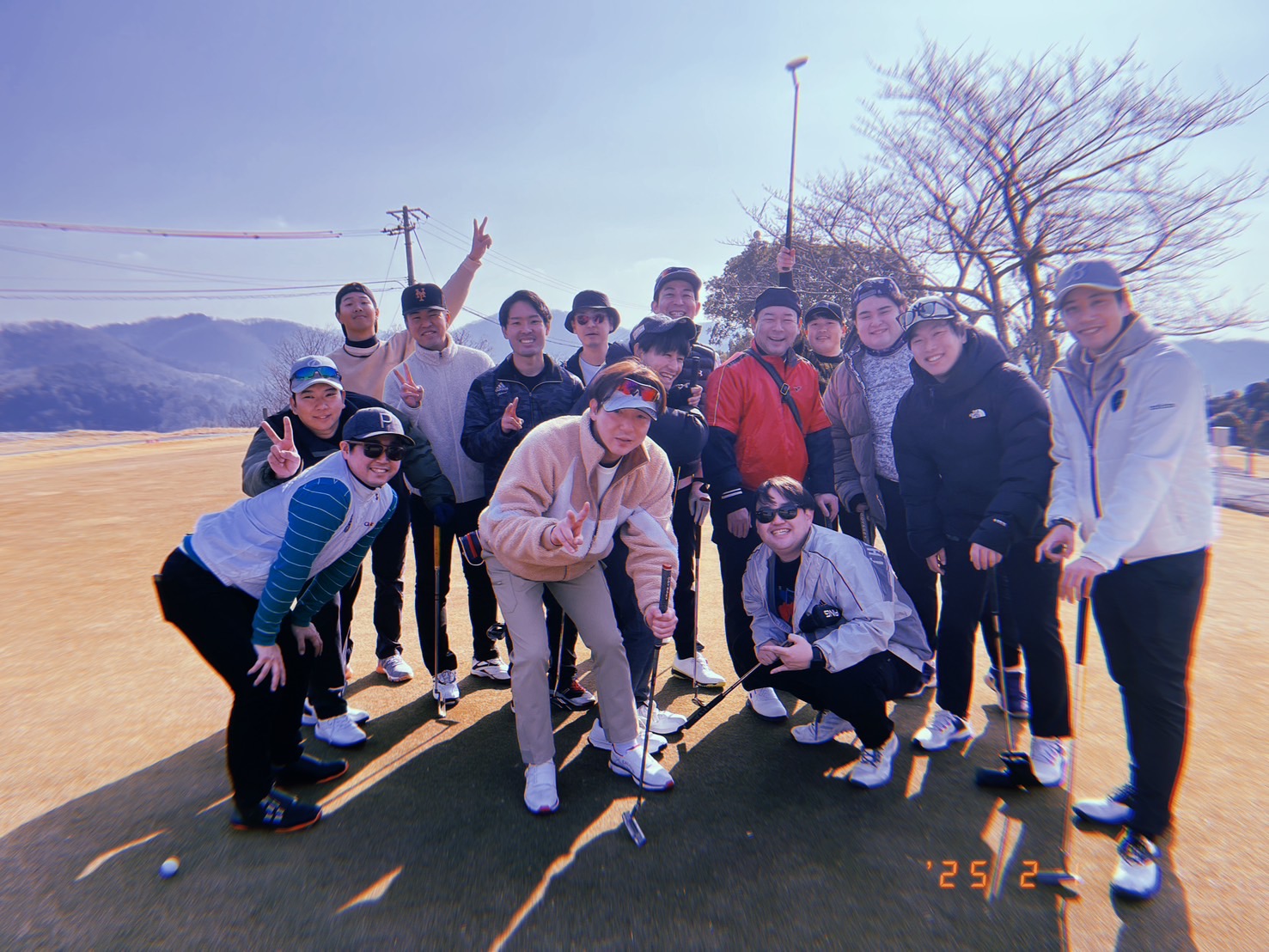 休日に野球部でゴルフ大会を開催⛳