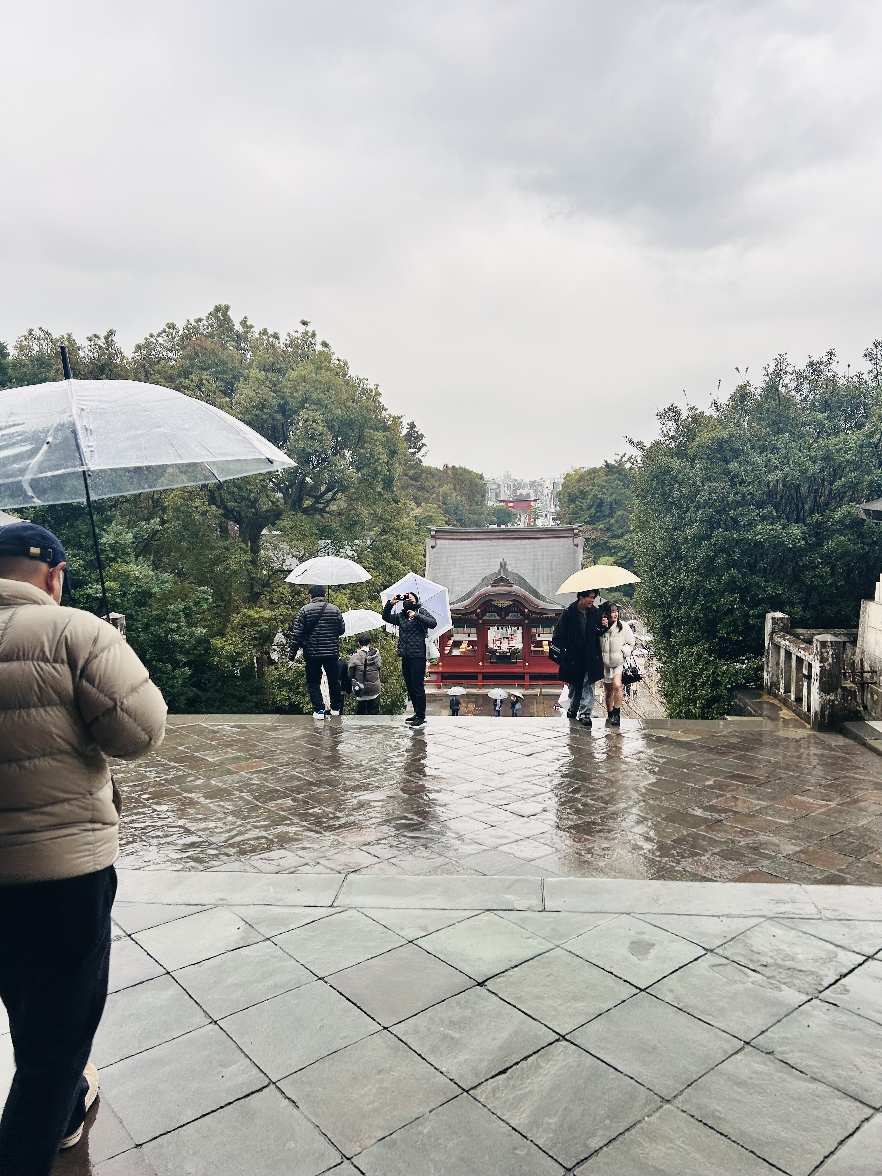 雨の日の鎌倉