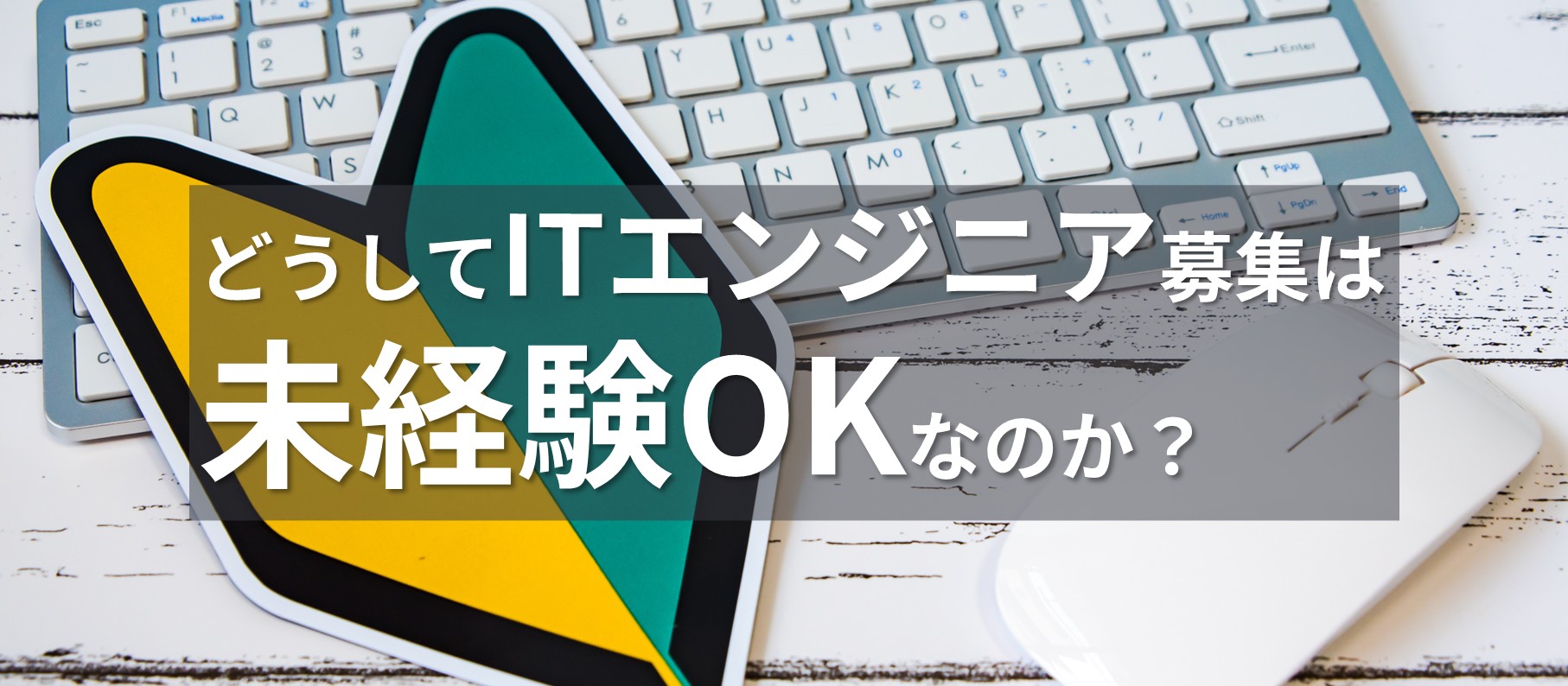 どうしてITエンジニア募集は未経験OKなのか？